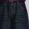 Colossus-Shorts aus Indigo mit Bügelfalten