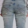 Cooper Bootcut-Jeans in Hellblau