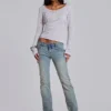 Cooper Bootcut-Jeans in Hellblau