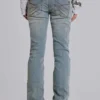 Cooper Bootcut-Jeans in Hellblau