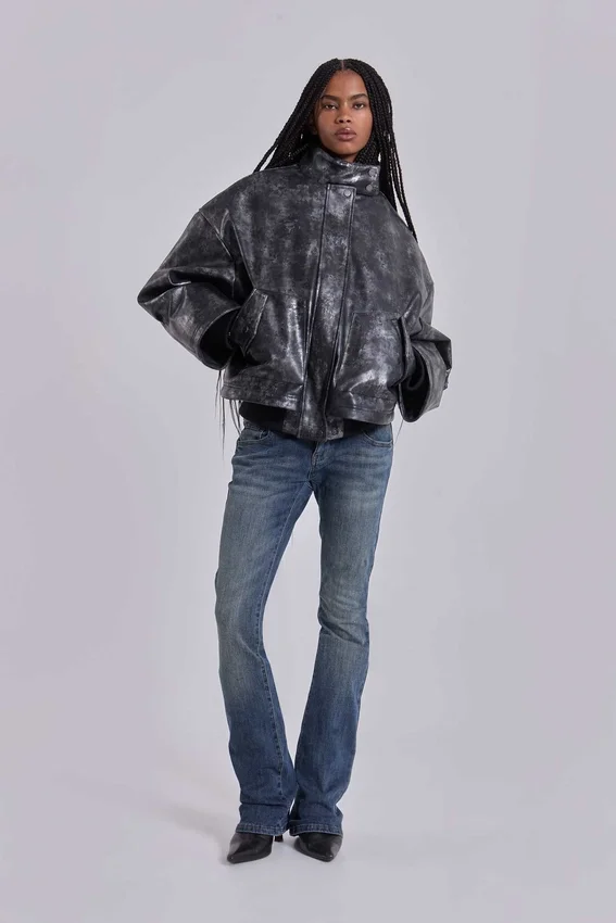Cooper Bootcut-Jeans in Mittelblau