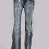 Cooper-Jeans mit Pailletten und Bootcut-Schnitt