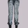 Cooper-Jeans mit Pailletten und Bootcut-Schnitt
