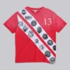 Crest T-Shirt mit V-Ausschnitt