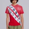 Crest T-Shirt mit V-Ausschnitt