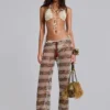 Deva-Strickhose mit Streifenmuster