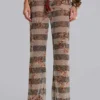 Deva-Strickhose mit Streifenmuster