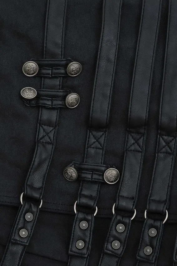 Drummer beschichtete Denim-Umhängetasche
