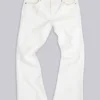 Ecru Jude Bootcut-Jeans