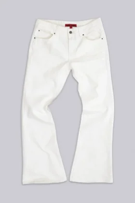 Ecru Jude Bootcut-Jeans
