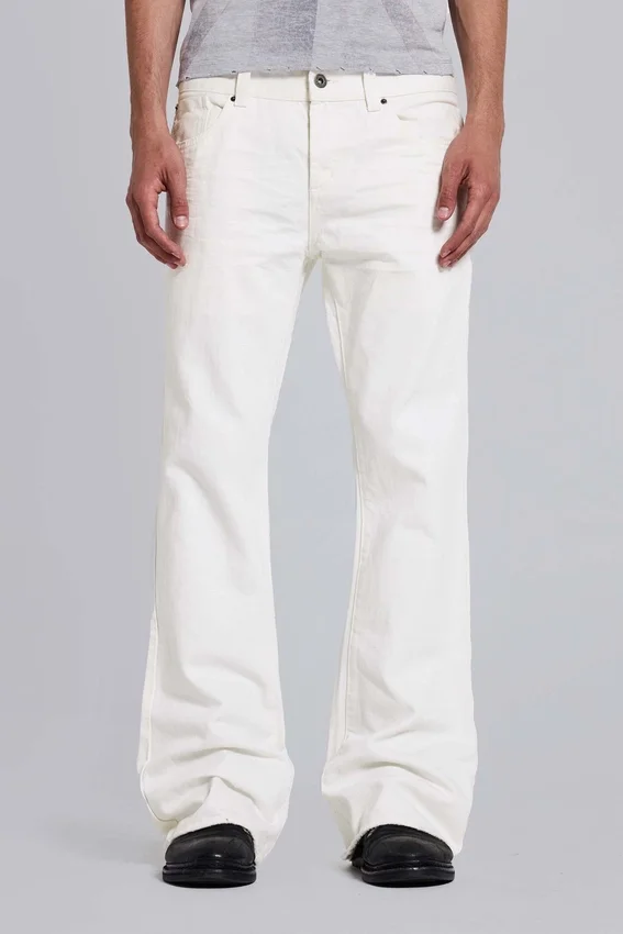 Ecru Jude Bootcut-Jeans