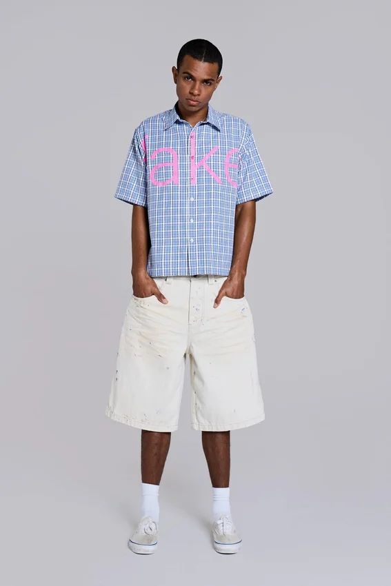 Ecru Paint Colossus Shorts