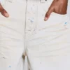 Ecru Paint Colossus Shorts