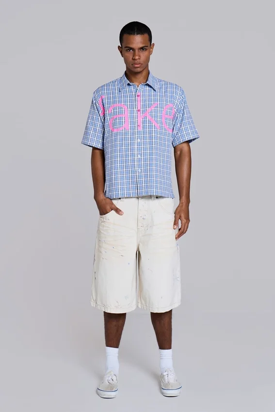Ecru Paint Colossus Shorts