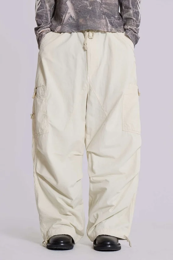 Ecru Parachute Cargo-Hose