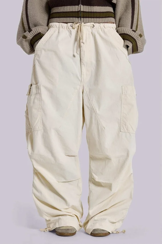 Ecru Parachute Cargo-Hose
