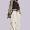 Ecru Parachute Cargo-Hose