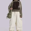Ecru Parachute Cargo-Hose