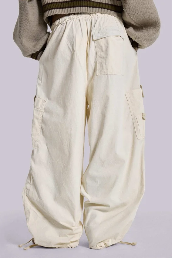 Ecru Parachute Cargo-Hose