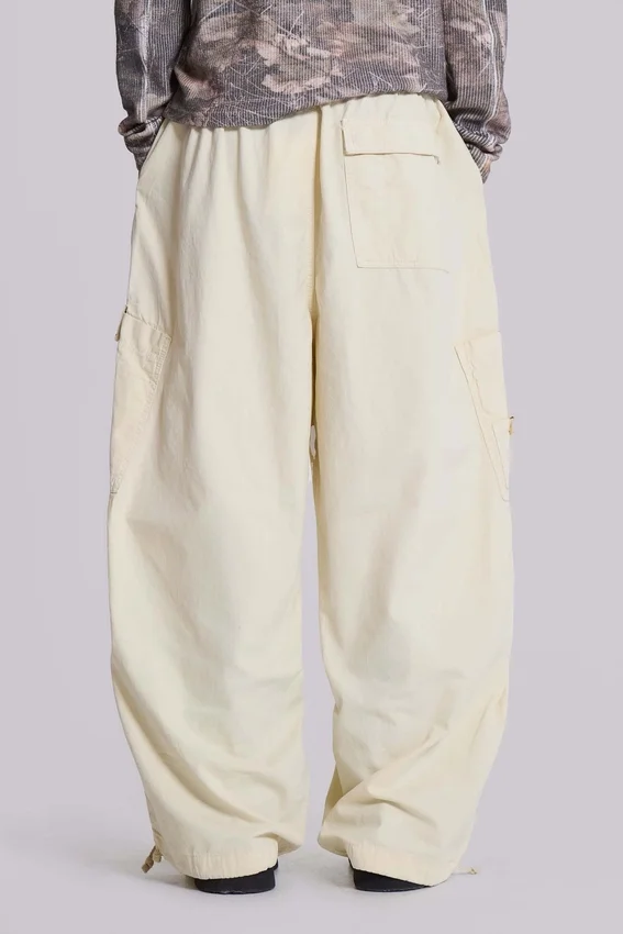 Ecru Parachute Cargo-Hose