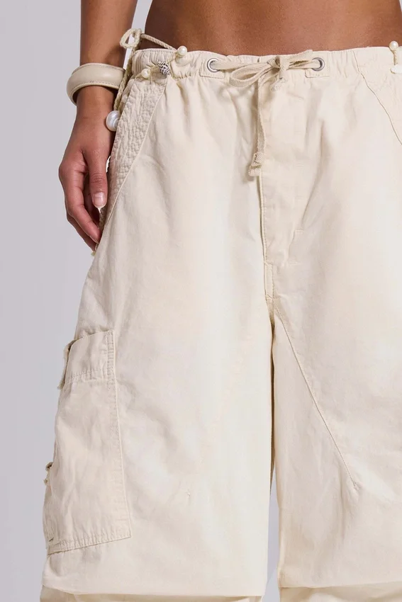 Ecru Parachute Cargo-Hose