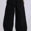 Einfarbige schwarze Colossus Jeans
