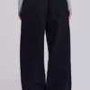 Einfarbige schwarze Colossus Jeans