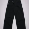 Einfarbige schwarze XL-Colossus Jeans