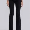 Einfarbige schwarze Thirteen-Jeans