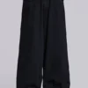Einfarbige schwarze XL-Colossus Jeans