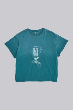 Emblem-T-Shirt in verkürzter Passform