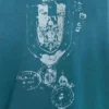 Emblem-T-Shirt in verkürzter Passform