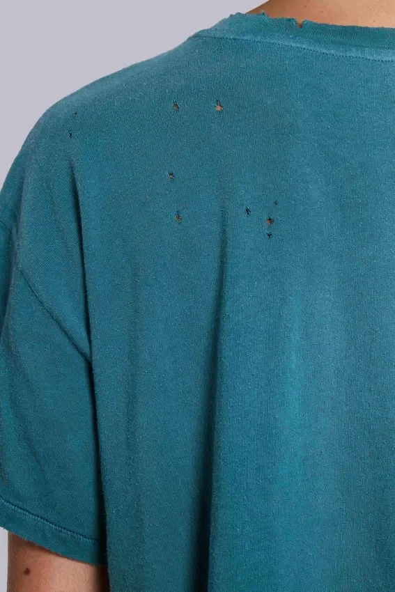 Emblem-T-Shirt in verkürzter Passform