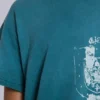 Emblem-T-Shirt in verkürzter Passform