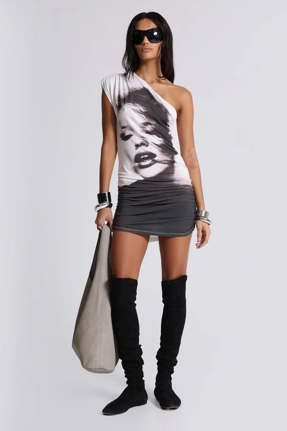 Eris asymmetrisches Minikleid