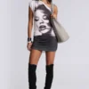 Eris asymmetrisches Minikleid