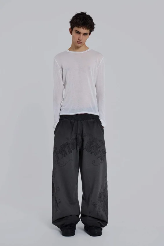 Faithless Applique Monster Joggers