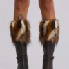 Fauna Stiefel mit Absatz und Kunstfell
