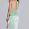 Faye Multiway-Spitzen-Oberteil in Mint