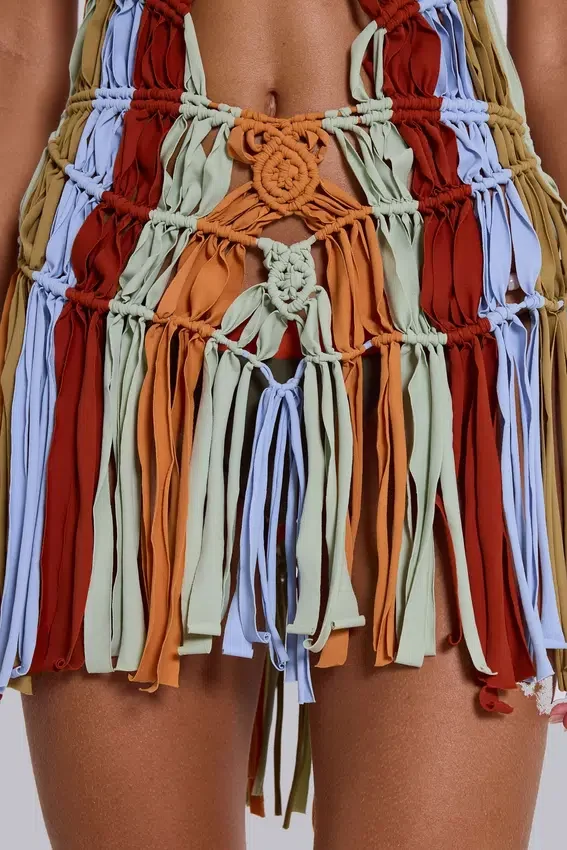 Feliz – handgefertigtes Makramee-Kleid