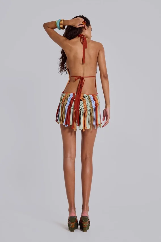 Feliz – handgefertigtes Makramee-Kleid