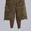 Forest Camo Parachute-Shorts