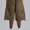 Forest Camo Parachute-Shorts