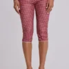 Freda Capri-Badehose im Gingham-Muster