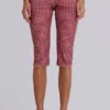 Freda Capri-Badehose im Gingham-Muster