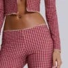 Freda Gingham Swim Oberteil
