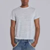 Gestreiftes „Mist“-T-Shirt