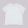 Gestreiftes „Mist“-T-Shirt