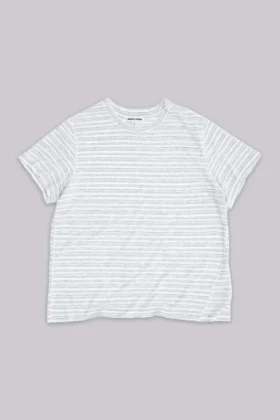 Gestreiftes „Mist“-T-Shirt
