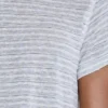 Gestreiftes „Mist“-T-Shirt